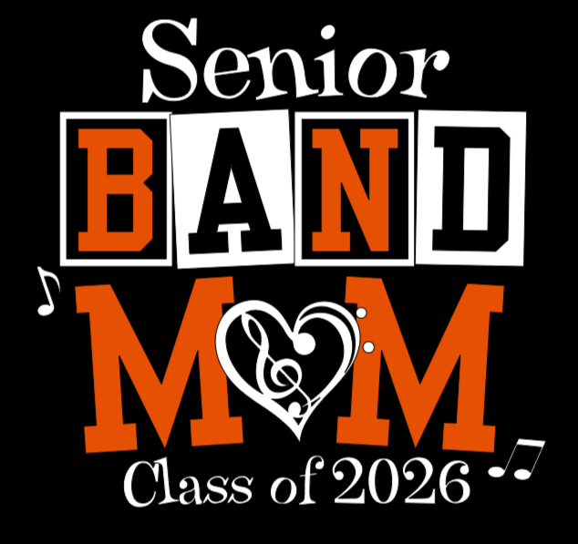 Senior Band Mom Black Shirt