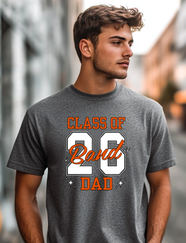 Class 26 Dad Gray-White Shirt