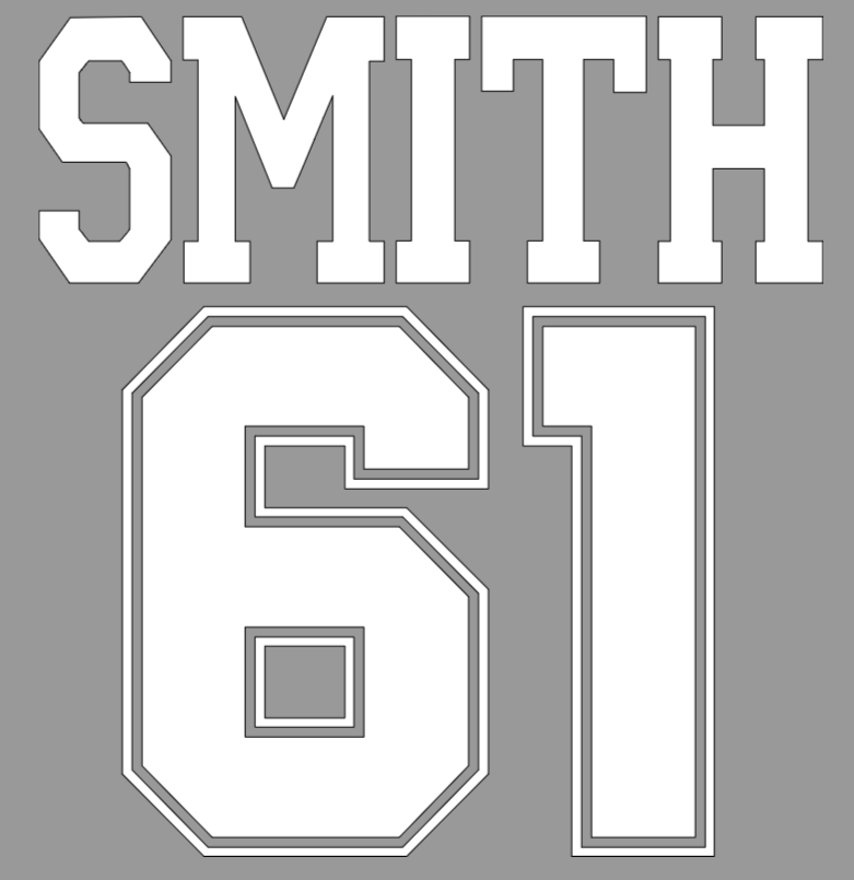 Player's Name and Number