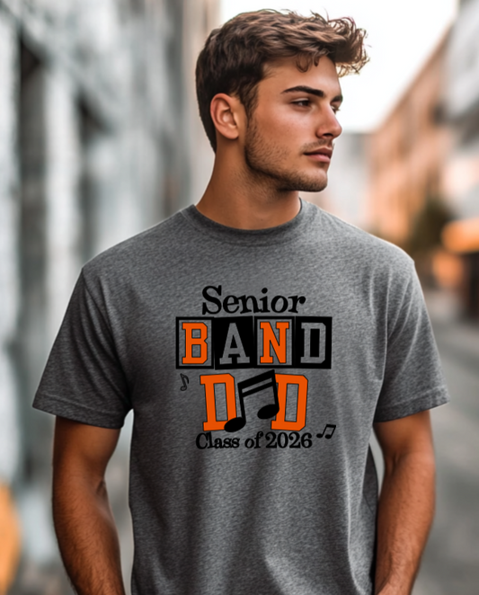Senior Dad Gray-Black Shirt