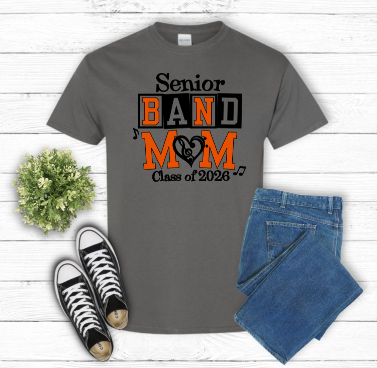 Senior Mom Gray-Black Shirt