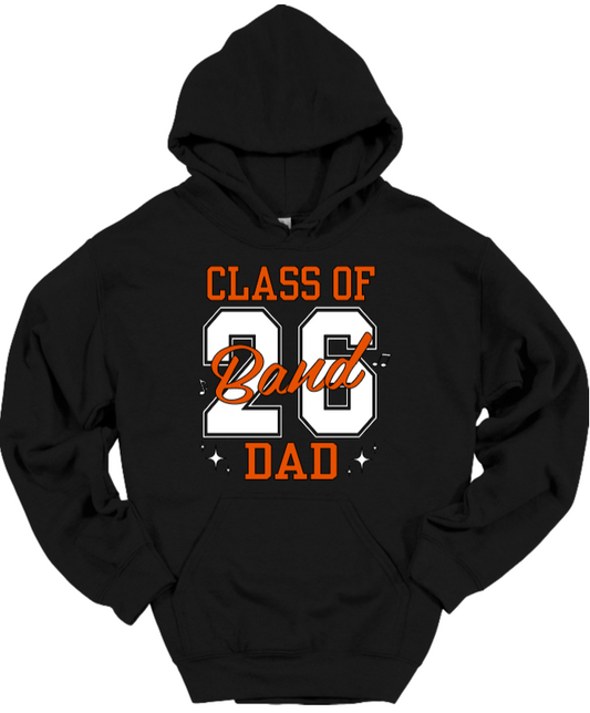 Class 26 Band Dad Black Hoodie