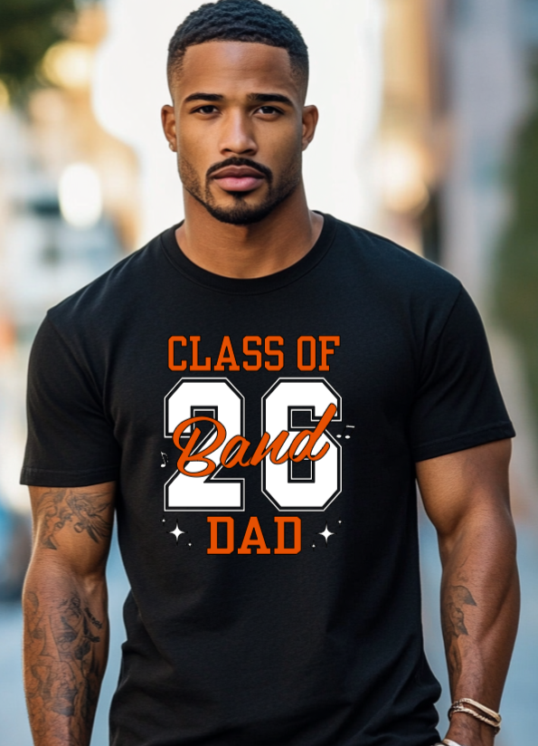 Class 26 Band Dad Black Shirt