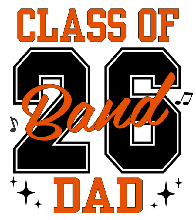 Class 26 Band Dad White Hoodie